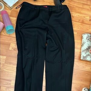 ANNE KLEIN Black Pants Dress Slacks Size 14